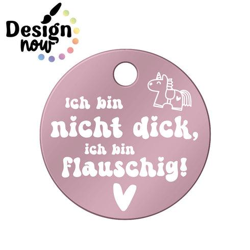 Individuelle runde Marke